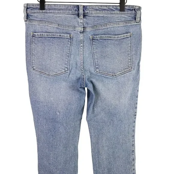 Free People We the Free Distressed Frayed Hem Jeans, 30 - Picture 5 of 11